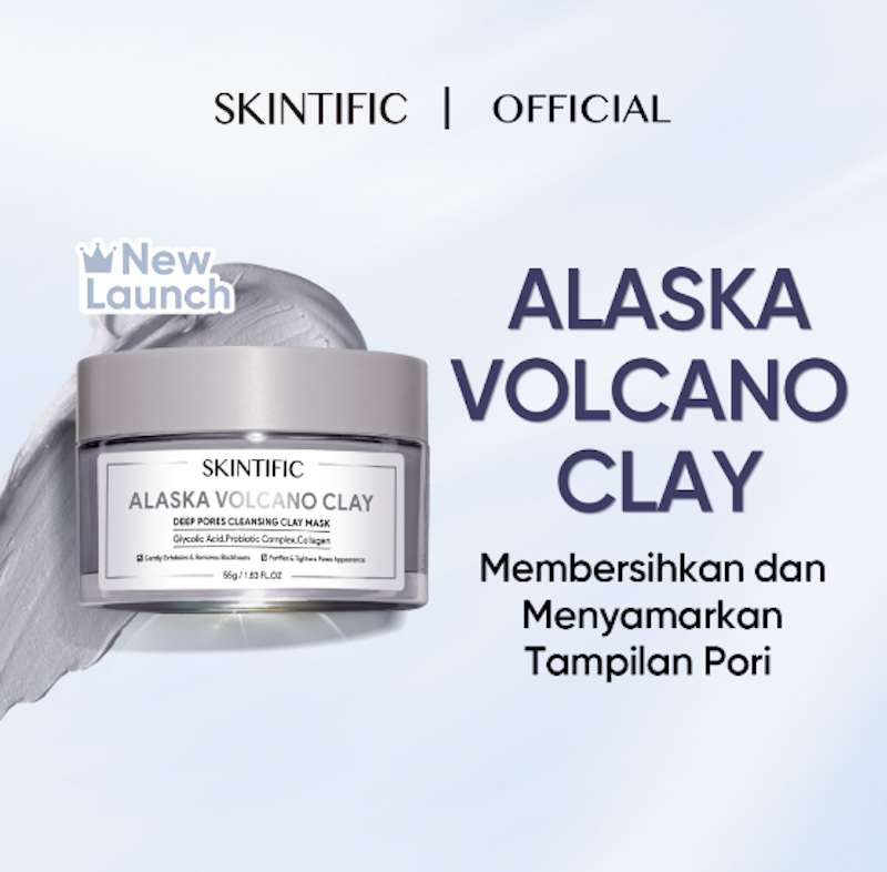Alaska Volcano Clay Mask 5