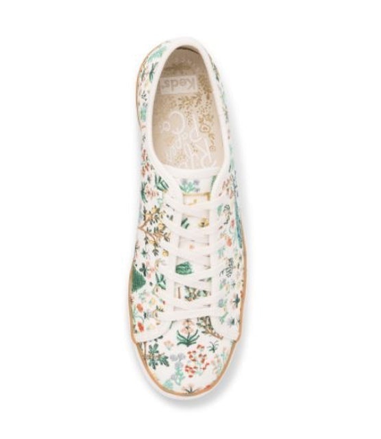 Keds Women's Keds x Rifle Paper Co. Triple Kick Menagerie Embroidered WF65560