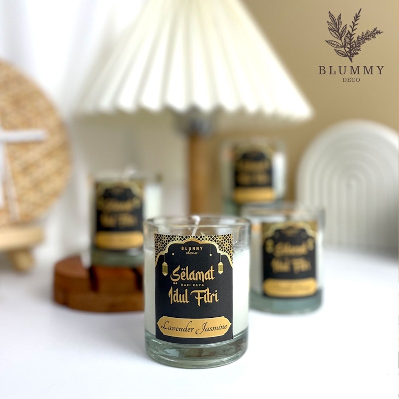 Blummy Deco Scented Candle Lavender Jasmine 4