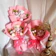 Buket Bunga Flanel Boneka Beruang 1