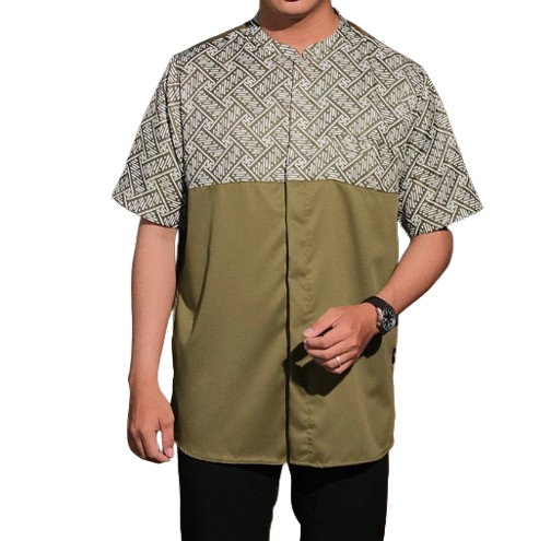 Kalifa Arayyan Series Kurta Kemko Lengan Pendek ｜ KRT0002SB