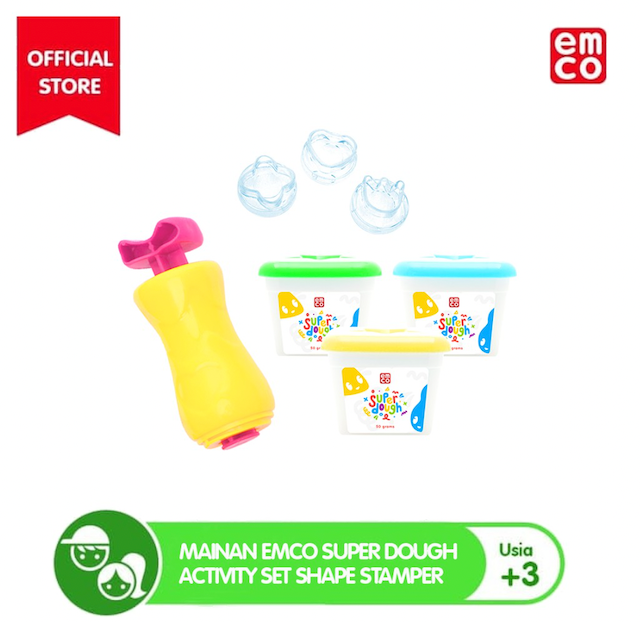 Emco  Super Dough Activity Set Shape Stamper