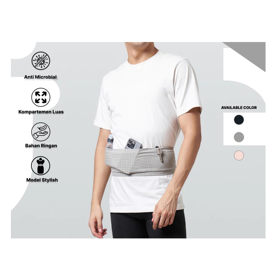 NuFit Indonesia Nu Fit Running Belt High Elasticity