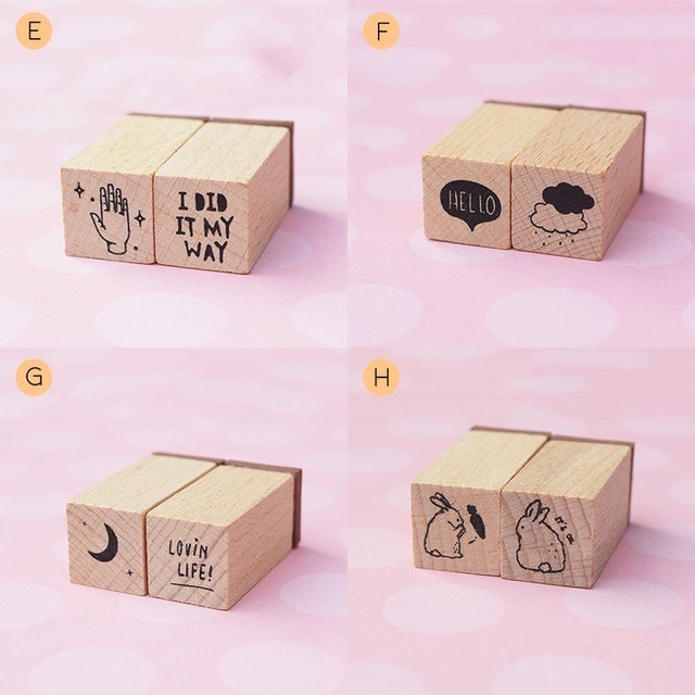 Lovin Life  Mini Wood Stamp