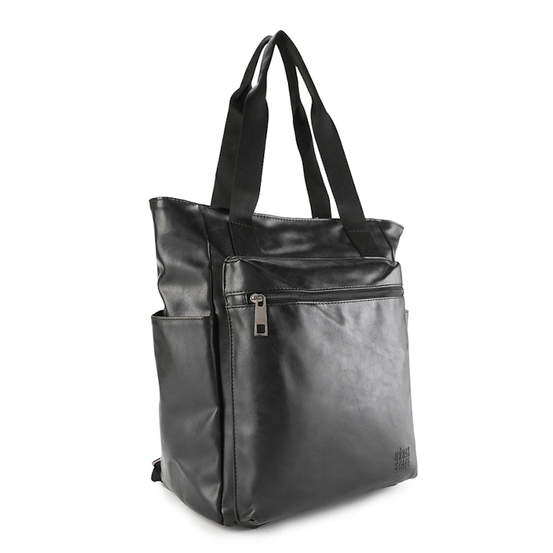Urban State Distressed Leather Concept Tote Backpack 2