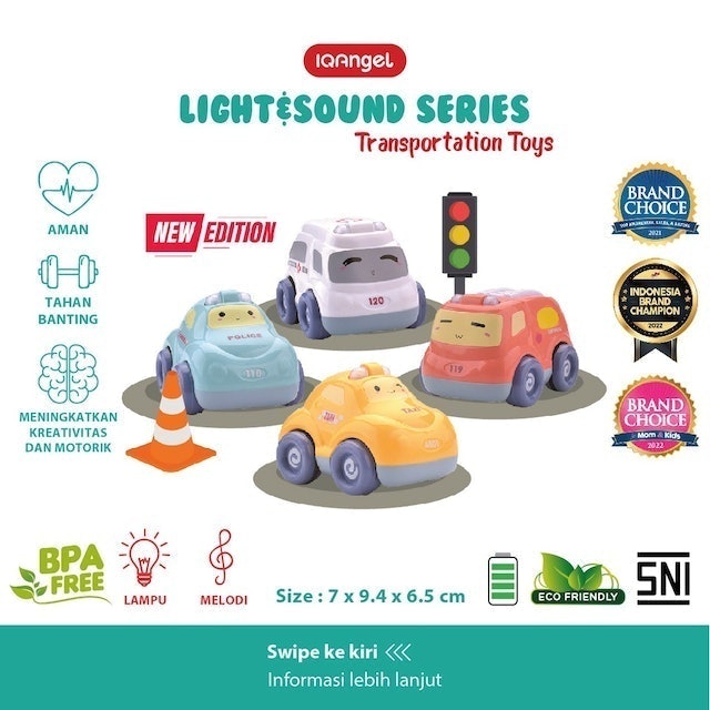 KSM Group IQ Angel Light & Sound Trasportation Car Toys IQ698
