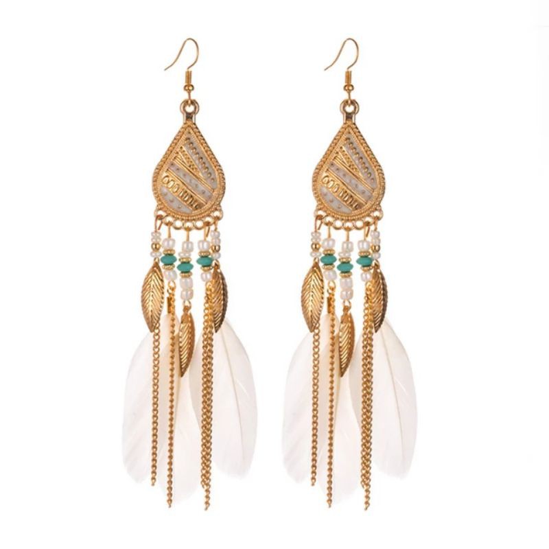  Anting Bohemian Bulu