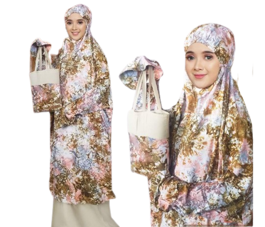 10 Rekomendasi Mukena Batik yang Cantik Terbaik  3