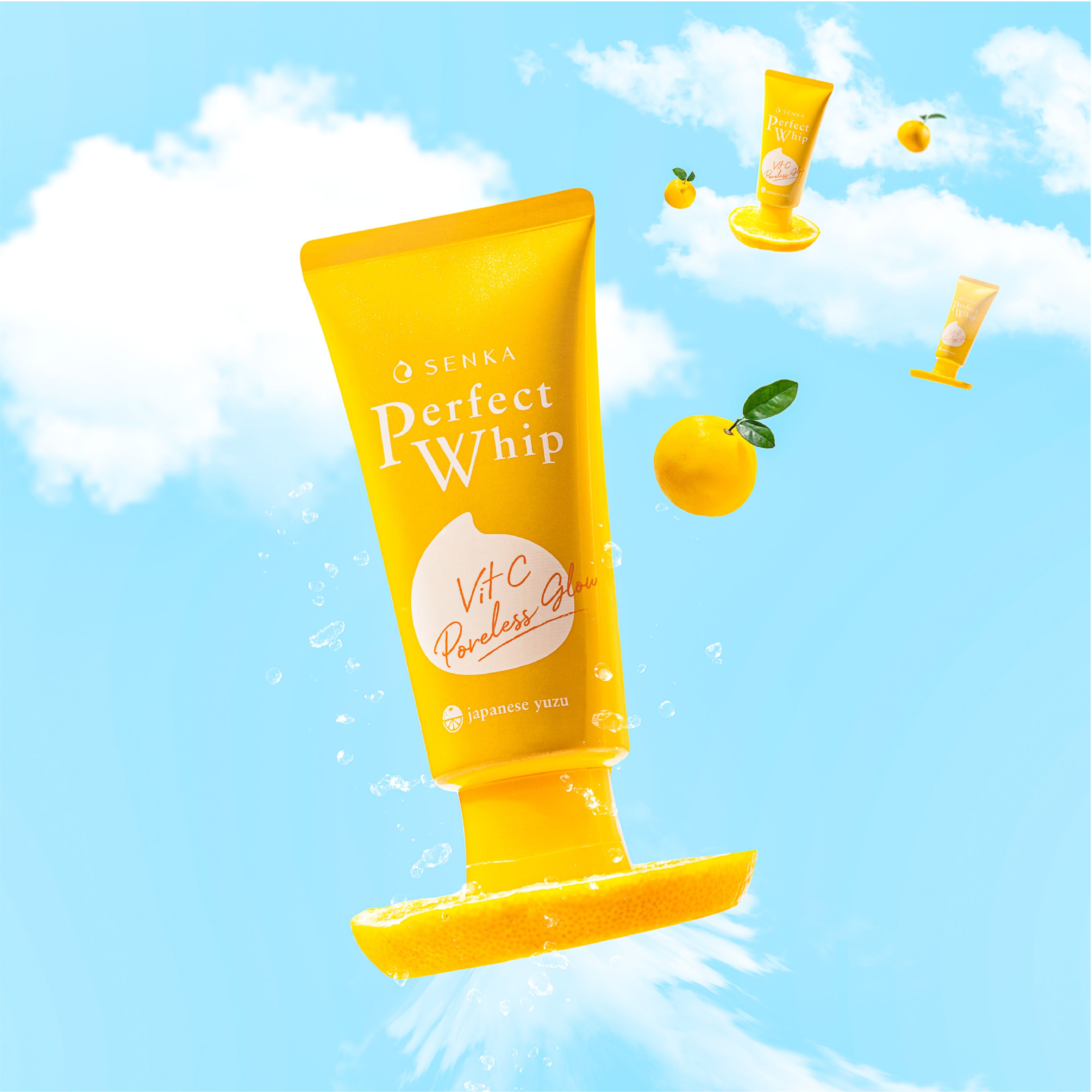Shiseido SENKA Perfect Whip Vit C Poreless Glow