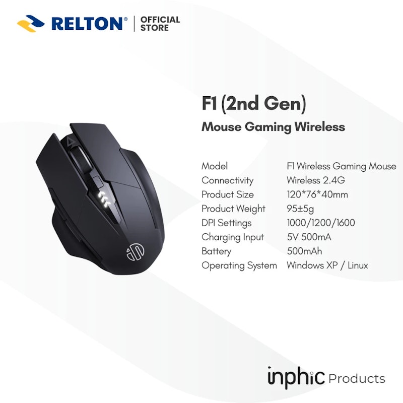 INPHIC Mouse Gaming Wireless 5