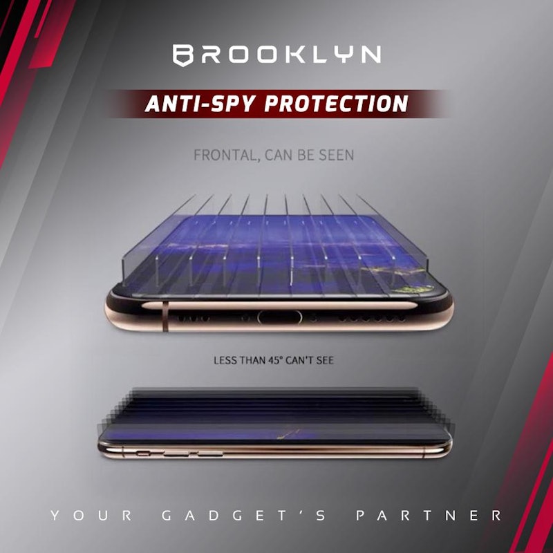 Brooklyn Privacy Tempered Glass iPhone Anti Spy Protection 2