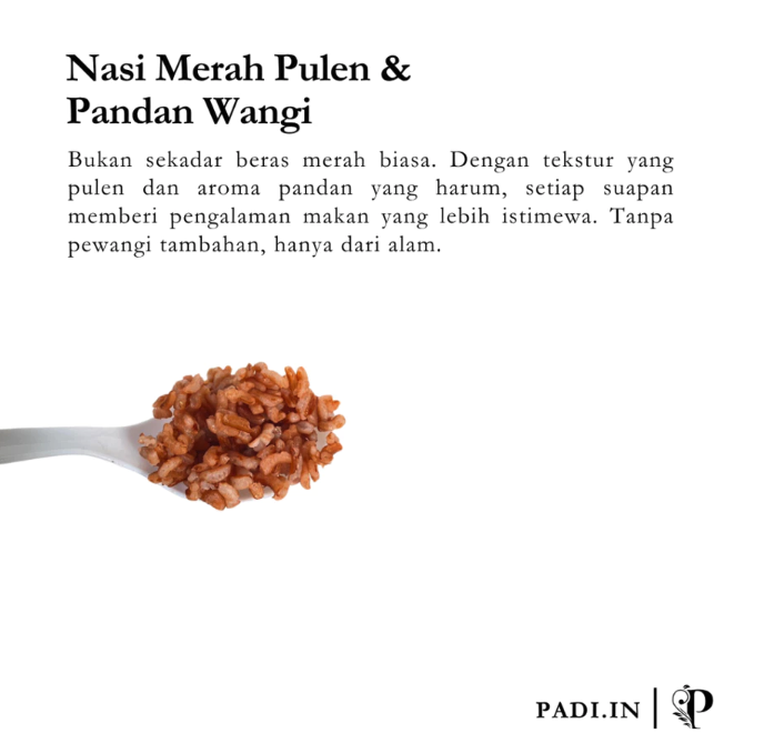 PADI.IN Beras Merah Pandan Wangi 4