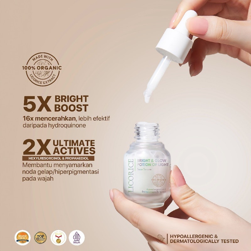 Licorice Bright & Glow Potion of Light Serum 3