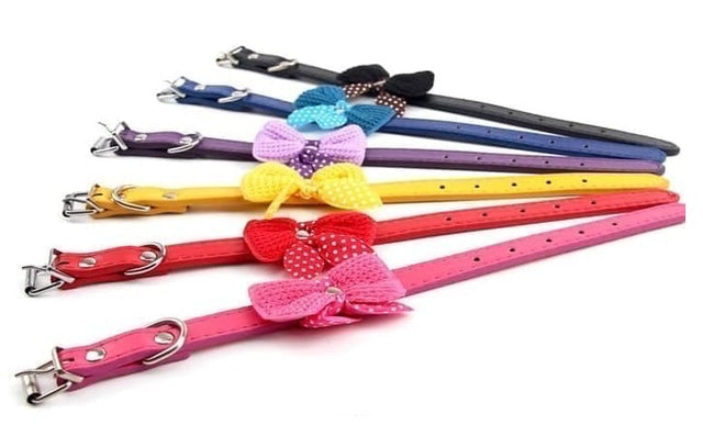  Kalung Anjing Kucing Pita Mini