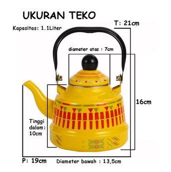  Teko Turki / Teko Enamel Garis 1.1 L