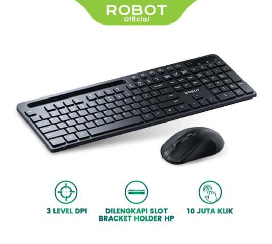 Wook Global Technology ROBOT Keyboard  Mouse Set  KM3700