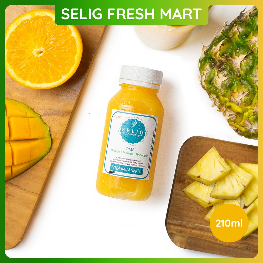 Cold Pressed Juice 100% Jeruk, Mangga, & Nanas  2