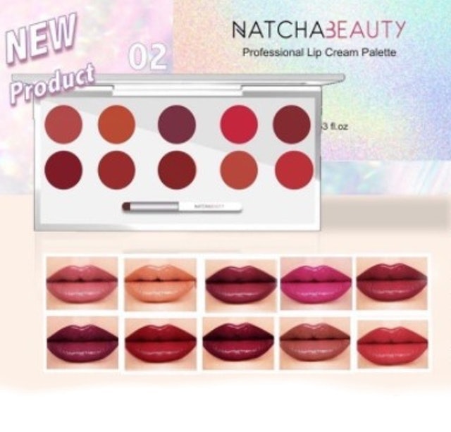 Natcha Beauty Professional Lip Cream Palette