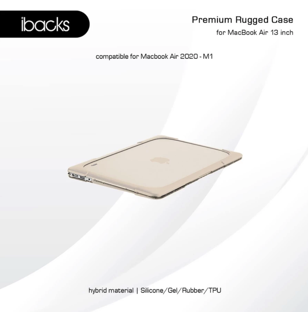 Ibacks Rugged Case Macbook Air 2020/M1 Grey