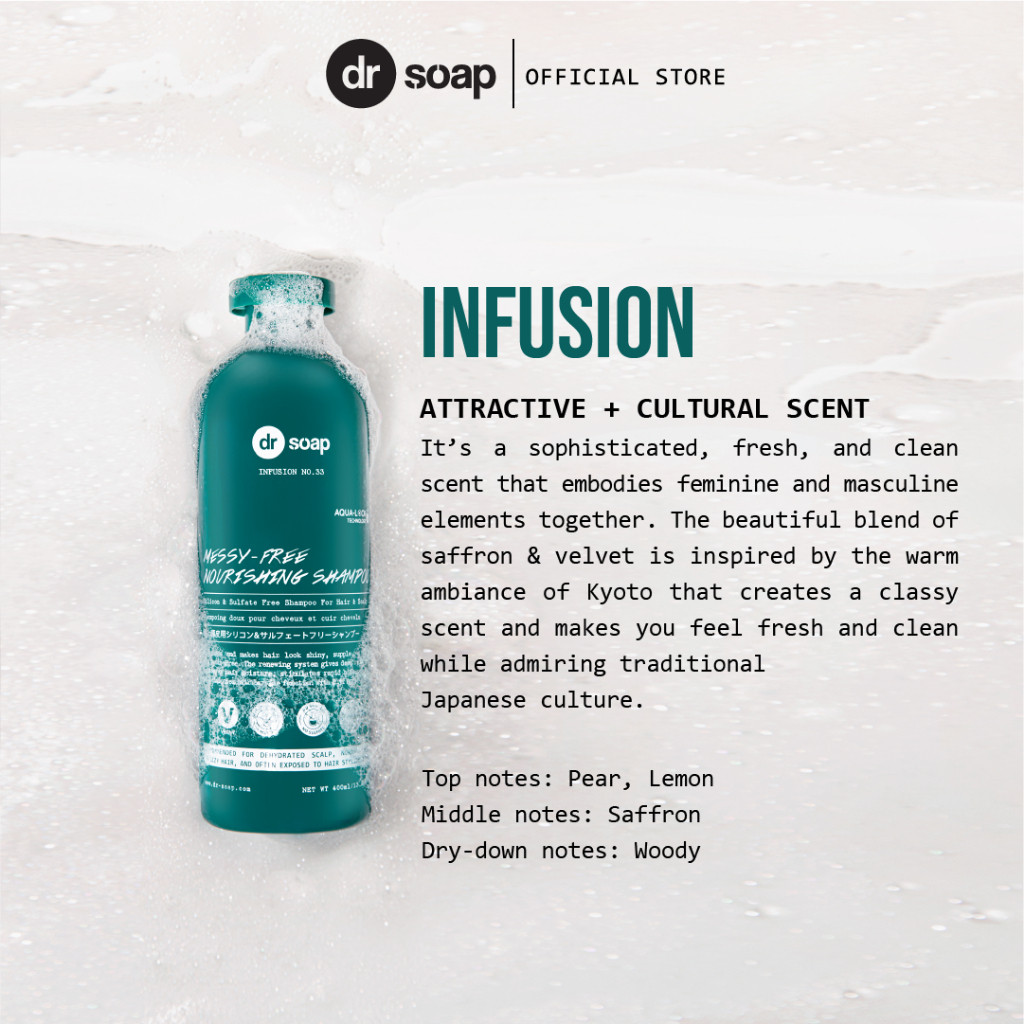 Drsoap Global Indonesia dr soap Messy-free Nourishing Shampoo Infusion 