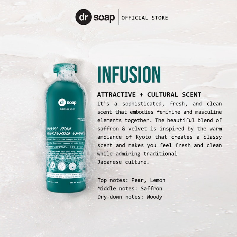 dr soap Messy-free Nourishing Shampoo Infusion 4