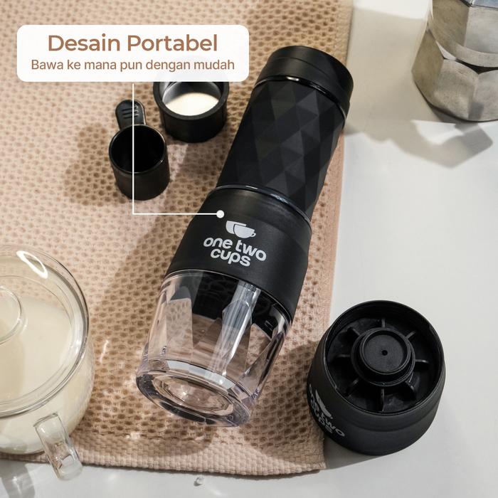 Jakarta Digital Niaga One Two Cups Hand Press Mini Espresso  HS-8439