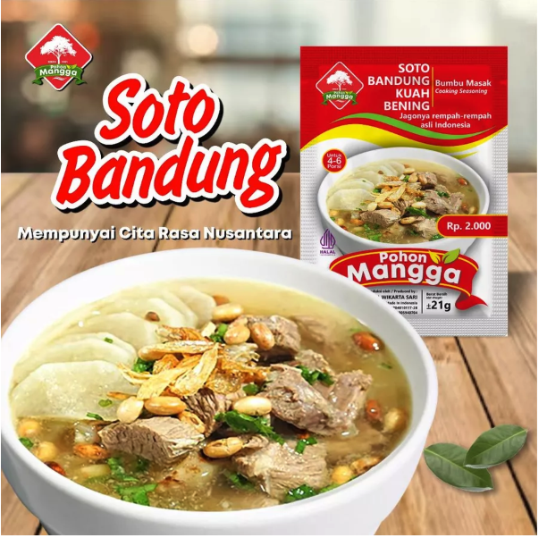 Wikarta Sari Pohon Mangga Soto Bandung Kuah Bening