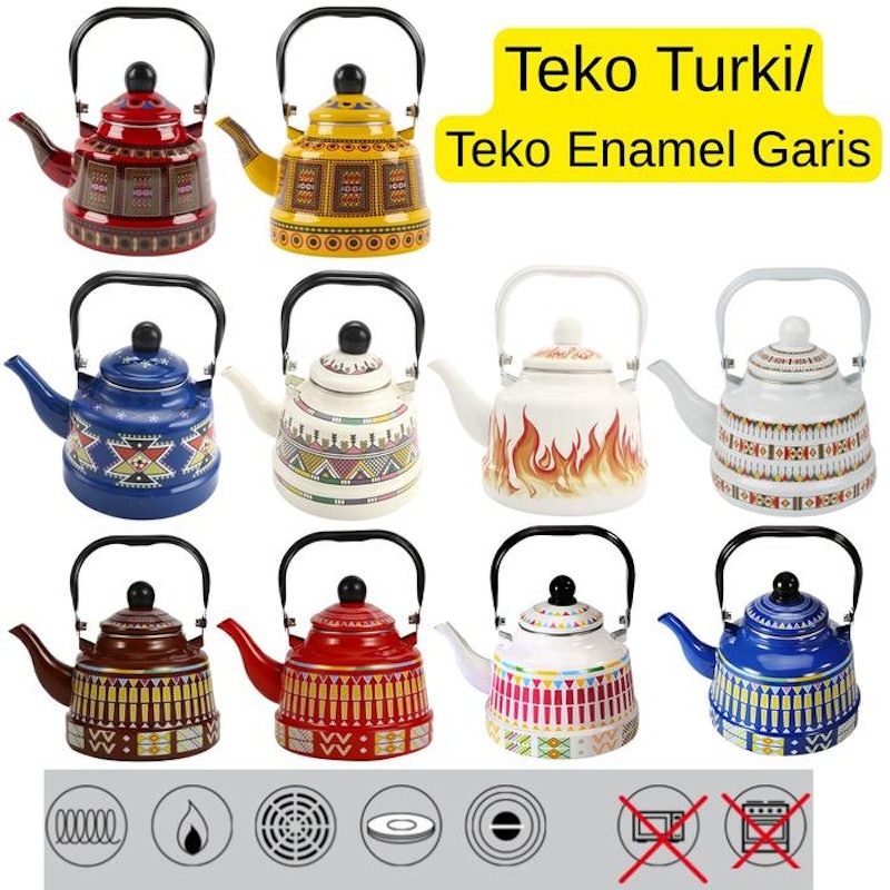 Teko Turki / Teko Enamel Garis 1.1 L 5