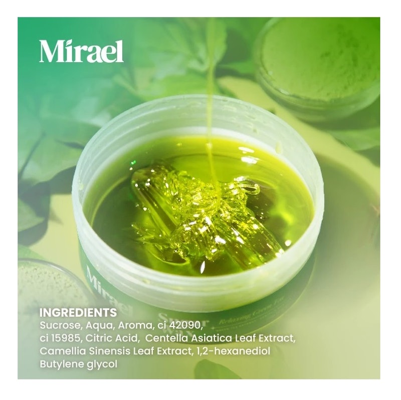 Mirael Relaxing Green Tea Sugar Wax 3
