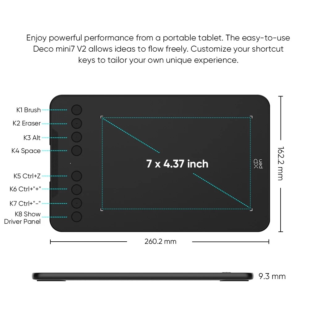 XPPen Deco Mini 7 V2