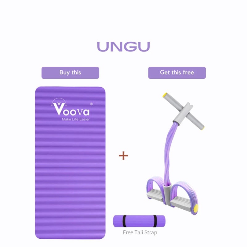 Voova Bundle Matras dan Tummy Trimmer 4 Tube 4