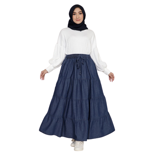 Long skirt Denim Aurora