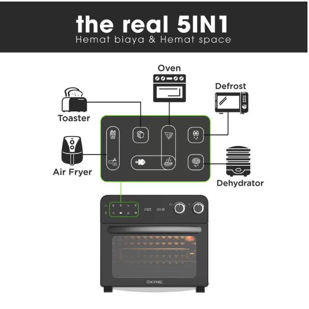  Oxynic Air Fryer Oven 02-AFO
