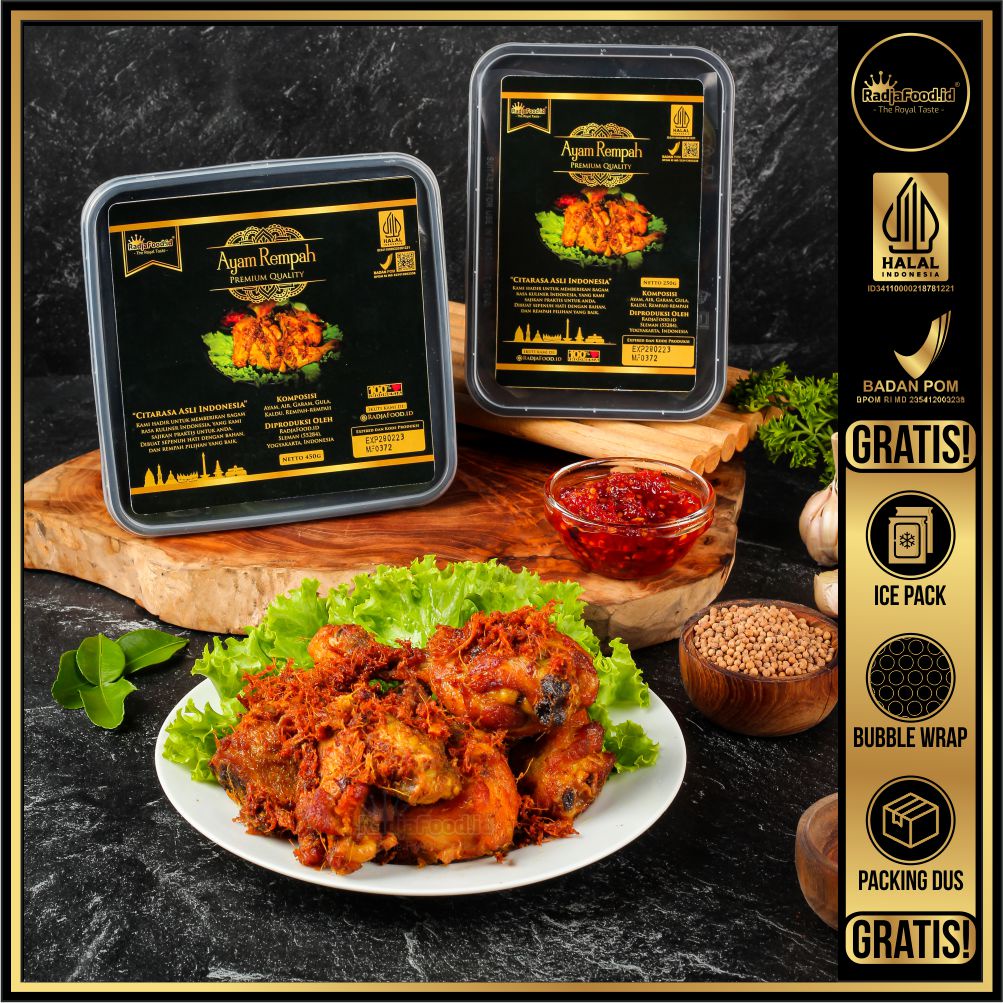 RadjaFood.id Ayam Ungkep Rempah Bumbu Kuning
