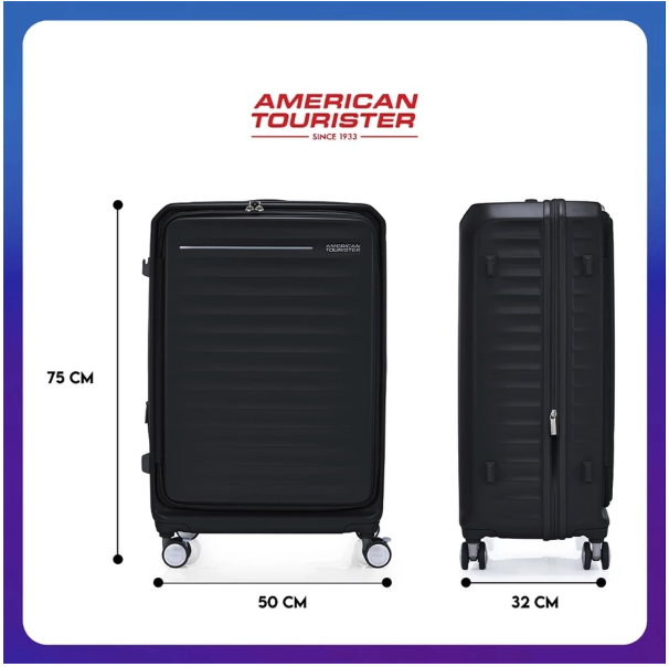 American Tourister Frontec Large 28 Inch Black