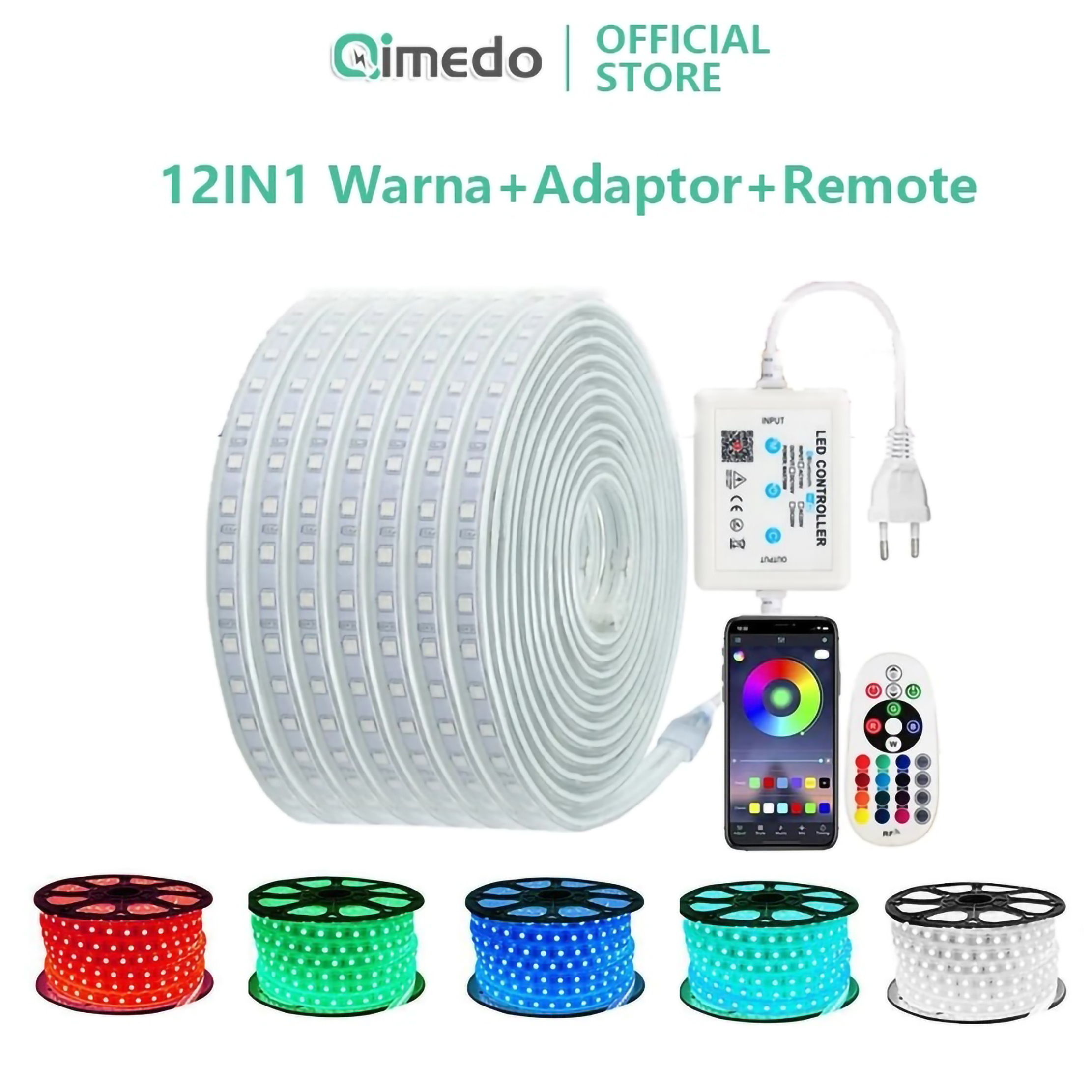  QIMEDO Lampu LED Strip 30 meter