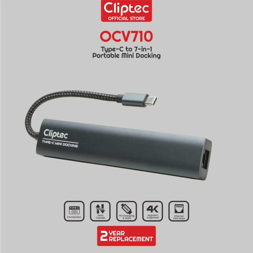 Cliptec Type-C Mini Docking OCV710