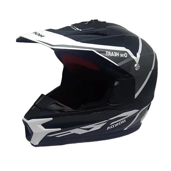 Honda CRF Helmet Grey 1