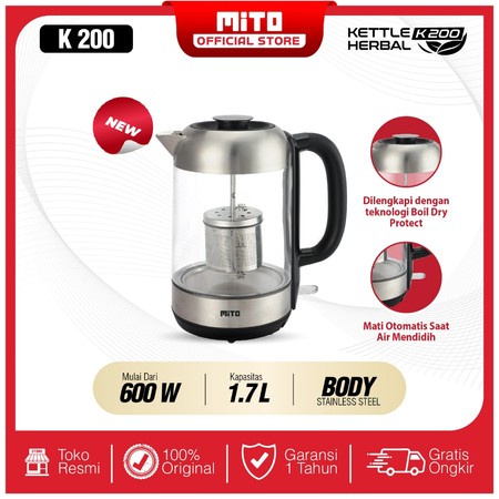 Maju Express Indonesia MITO Electric Kettle Herbal  K200 