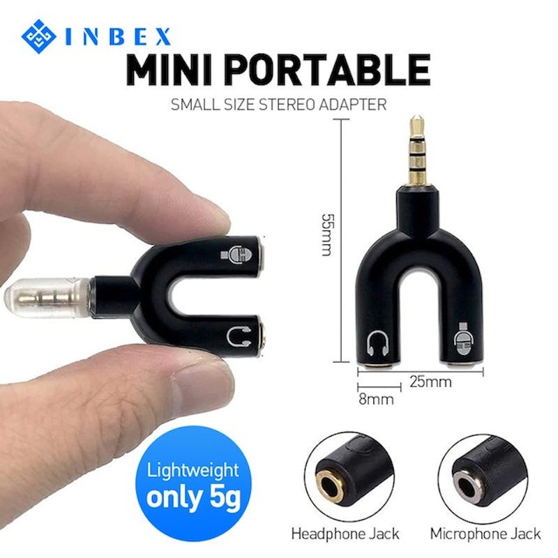 U Shape Audio Splitter 2
