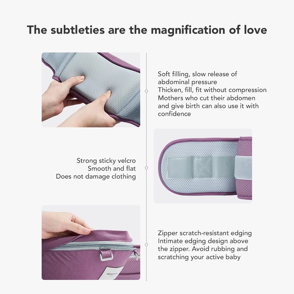 Sakumini Indonesia Sakumini Baby Carrier Adjustable Hipseat 