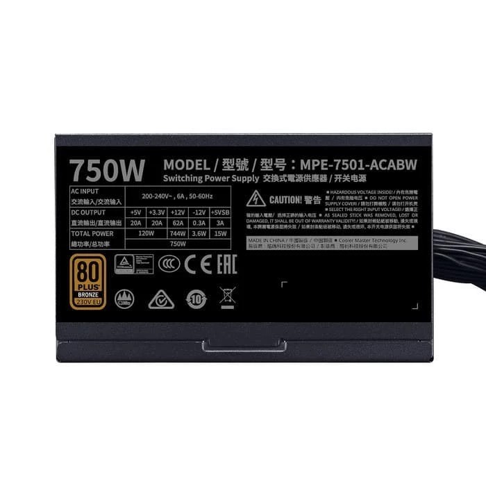 Cooler Master MWE 750 Bronze V2 3