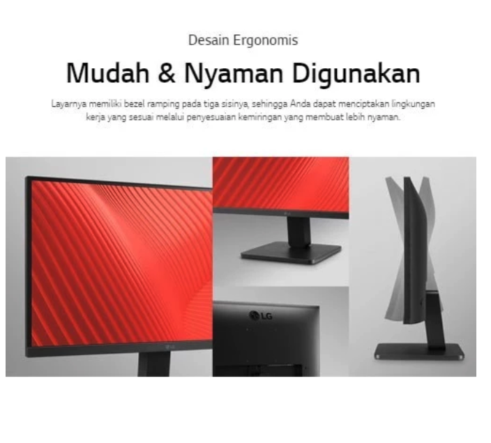 LG Electronics LG 24" IPS Full HD Monitor dengan AMD FreeSyncᵀᴹ 24MR400-B