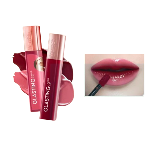 Paragon Technology and Innovation Wardah Glass x Matte Ombre Bundle GLS 19 + GLS 06  (19 Tawny Silk + 06 Ruby Sparks)