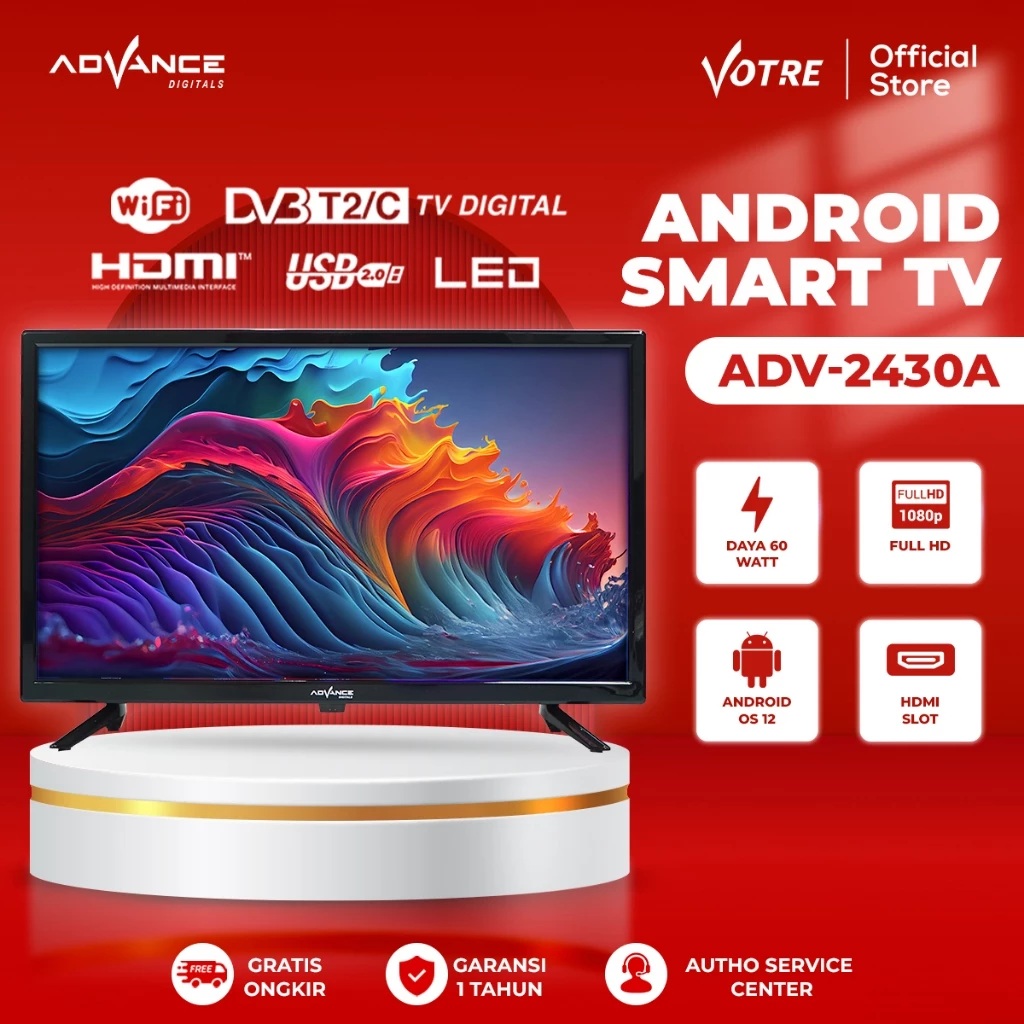 Advance Digitals Advance Smart TV Led Digital  ADV-2430A 