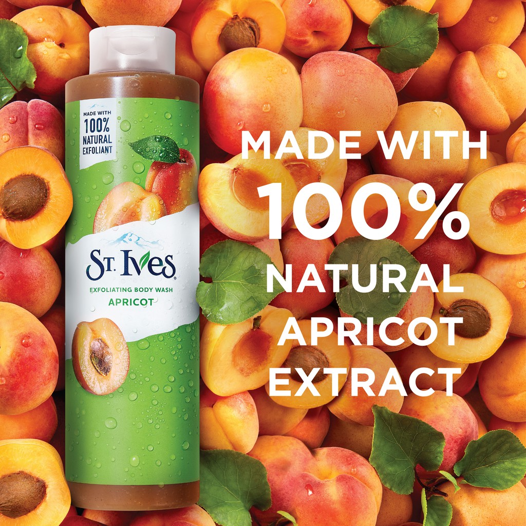 Unilever St. Ives Fresh Skin Apricot Exfoliating Body Wash