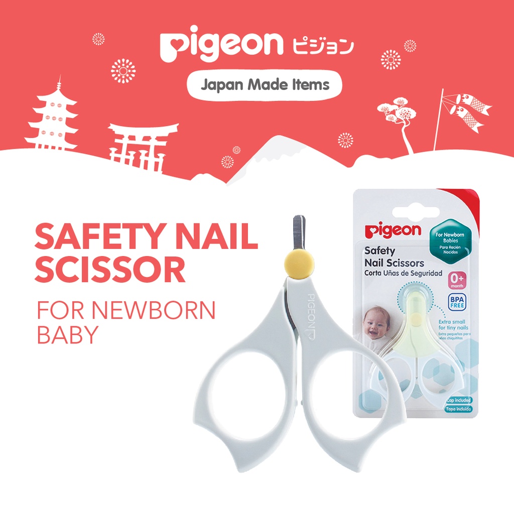 Pigeon Safety Nail Scissors for Newborn
