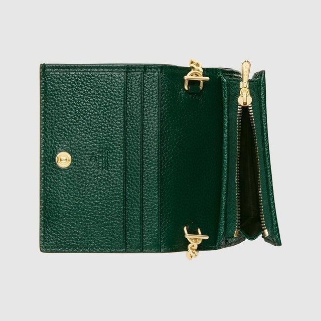 Gucci Gucci Zumi Grainy Leather Card Case Wallet Style ‎570660 1B90X 3154