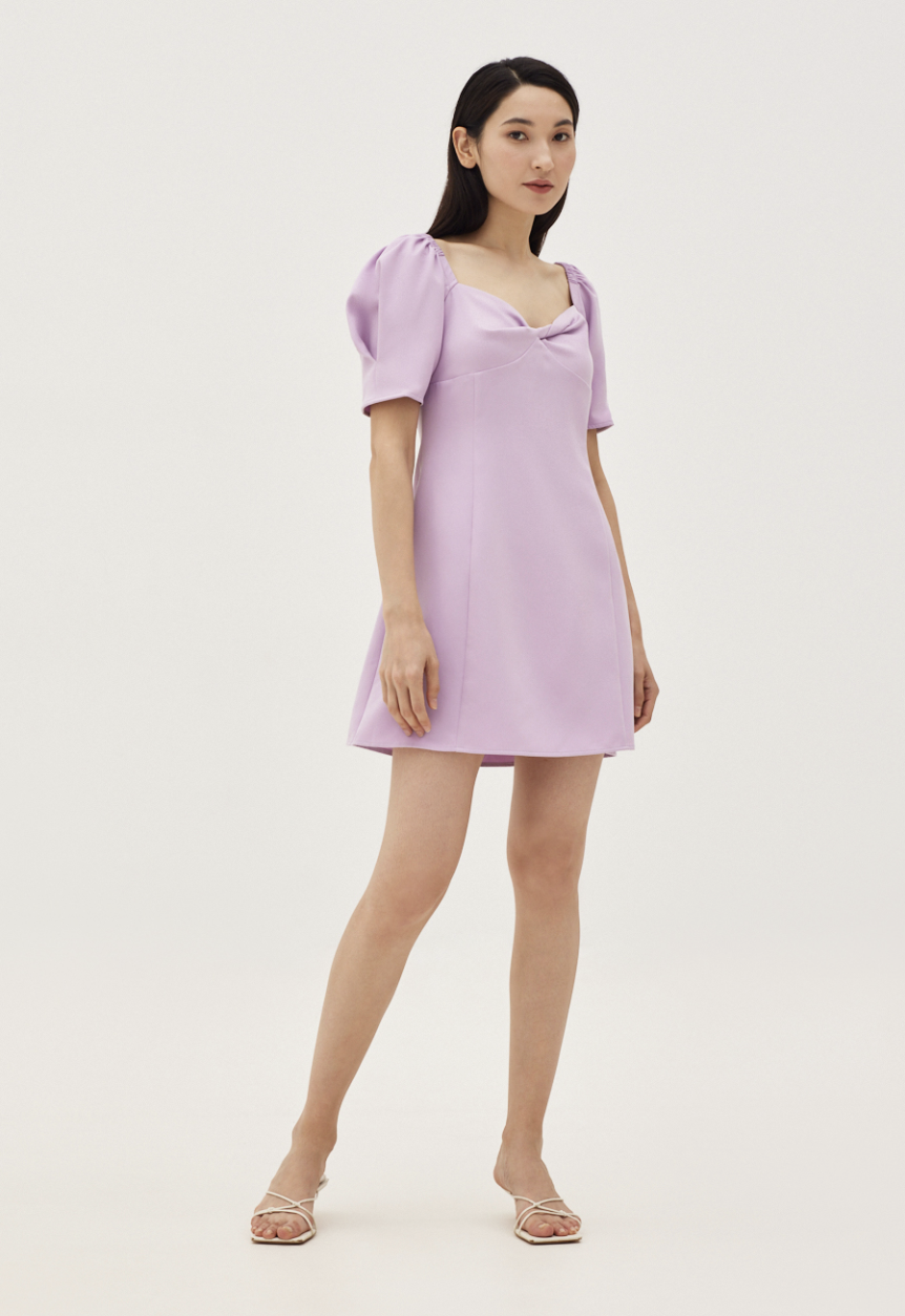 Shai Puff Sleeve Bustier Dress