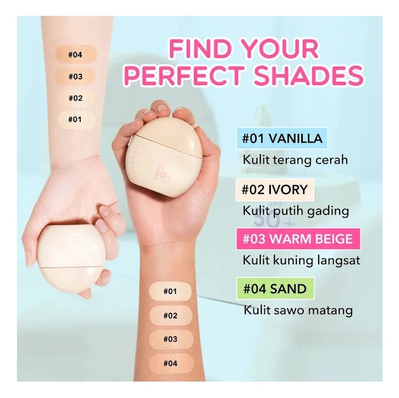 Judydoll Tinted Sunscreen SPF 50+ PA++++ 02 Ivory 5